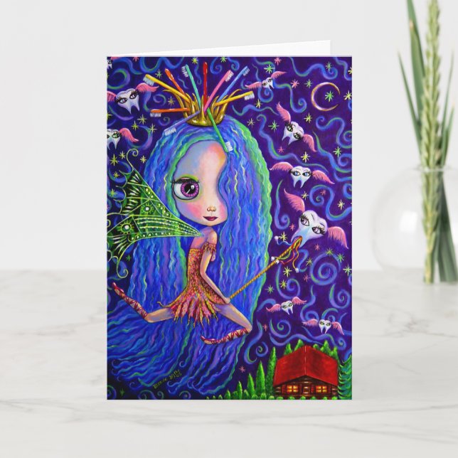 Tarjeta de hadas dental (Anverso)