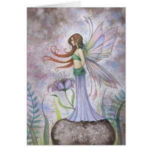 Tarjeta de hadas Dream Lily Fairy de Molly Harriso