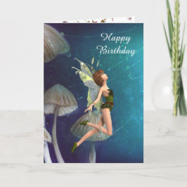 Tarjeta de hadas "Feliz Cumpleaños"