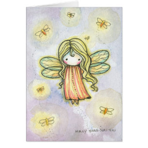 Tarjeta de hadas 'Firefly Cutie' de Molly Harrison