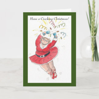 Tarjeta de hadas para Navidades de cracking