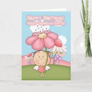 Tarjeta de hadas para pequeños jardines