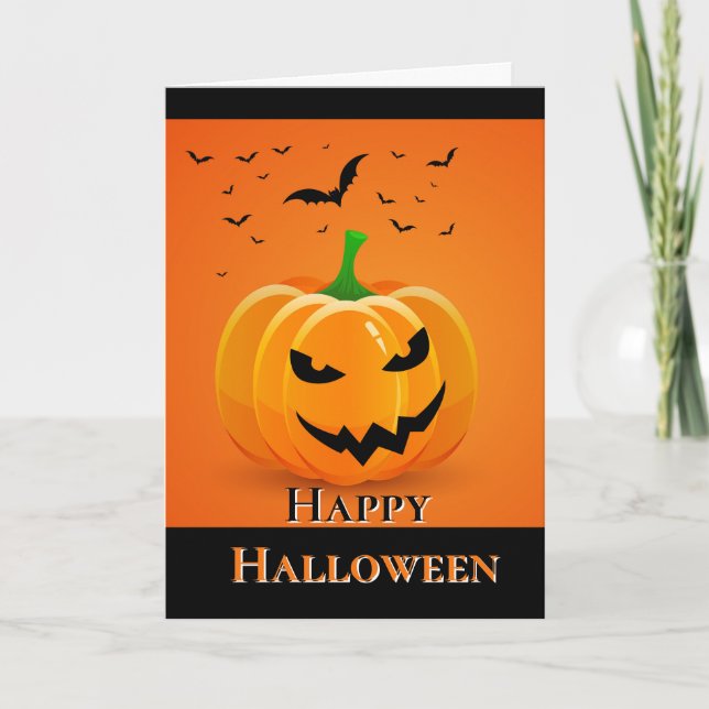 Tarjeta de Halloween (Anverso)