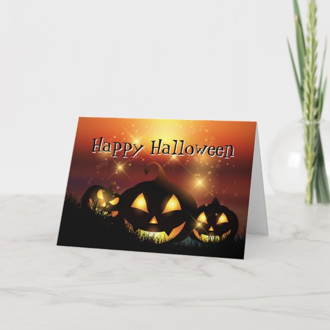 Tarjeta de Halloween (Anverso)