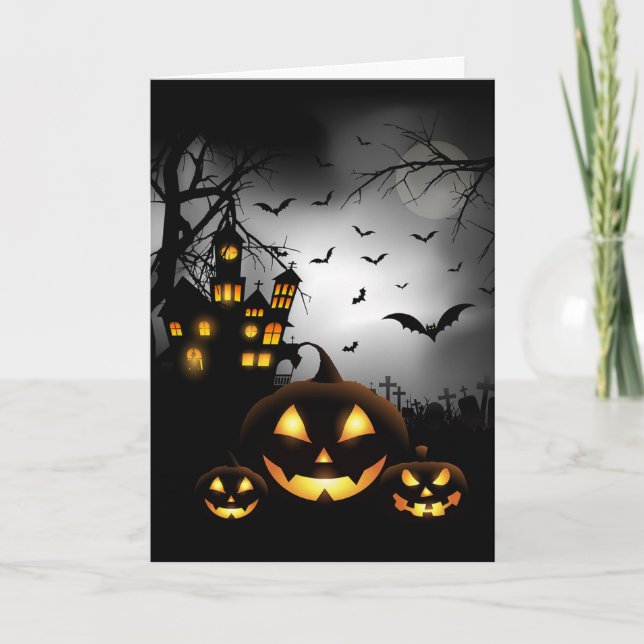 Tarjeta de Halloween (Anverso)