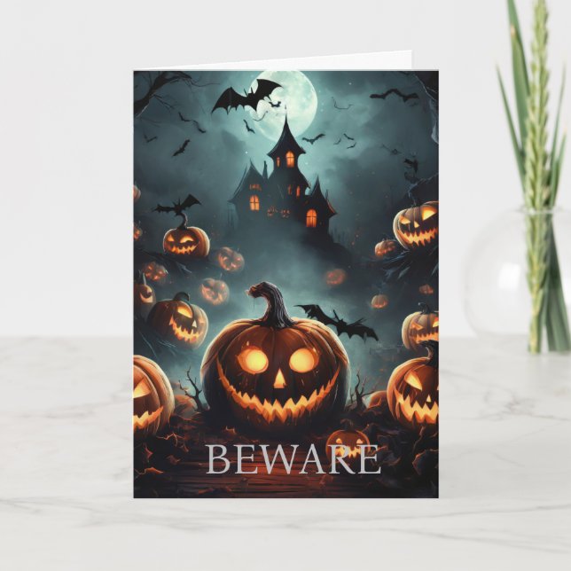 Tarjeta de Halloween (Anverso)