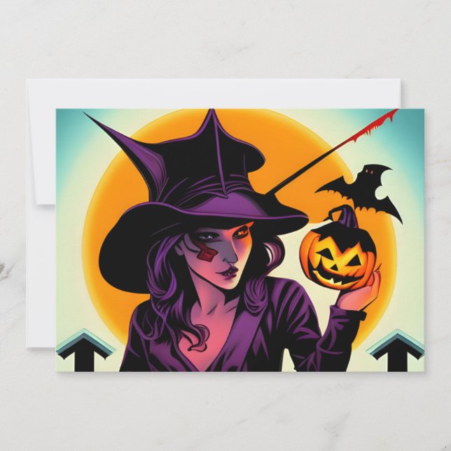 Tarjeta de Halloween (Anverso)