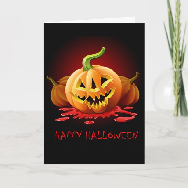 Tarjeta de Halloween (Anverso)