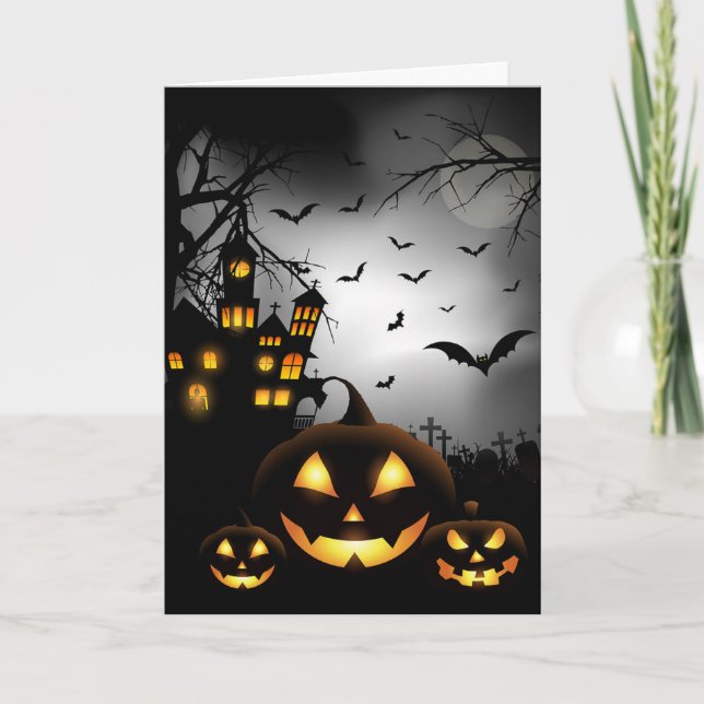 Tarjeta de Halloween (Anverso)