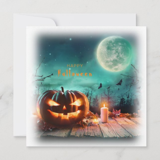 Tarjeta de Halloween (Anverso)