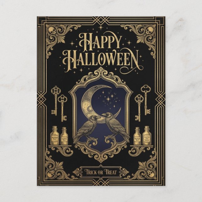 Tarjeta de Halloween  (Anverso)