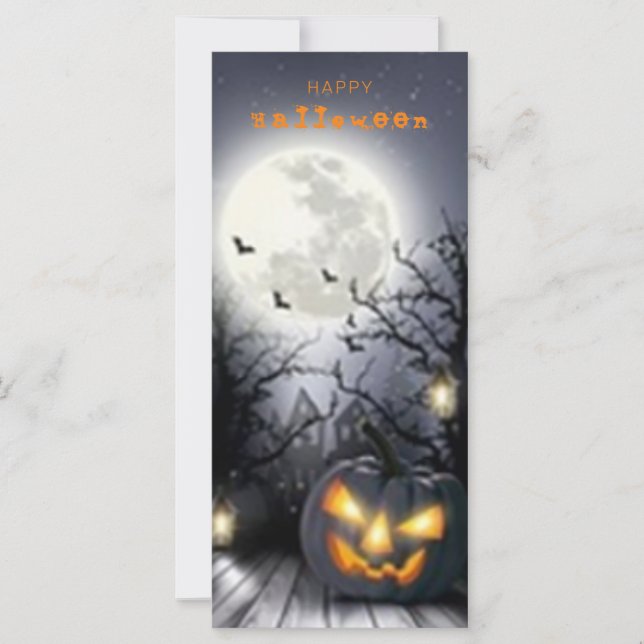 Tarjeta de Halloween (Anverso)