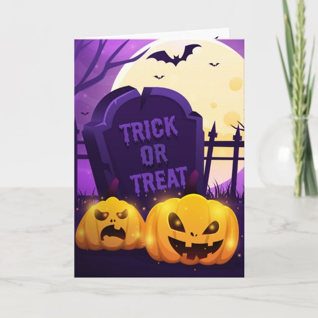 Tarjeta de Halloween (Anverso)