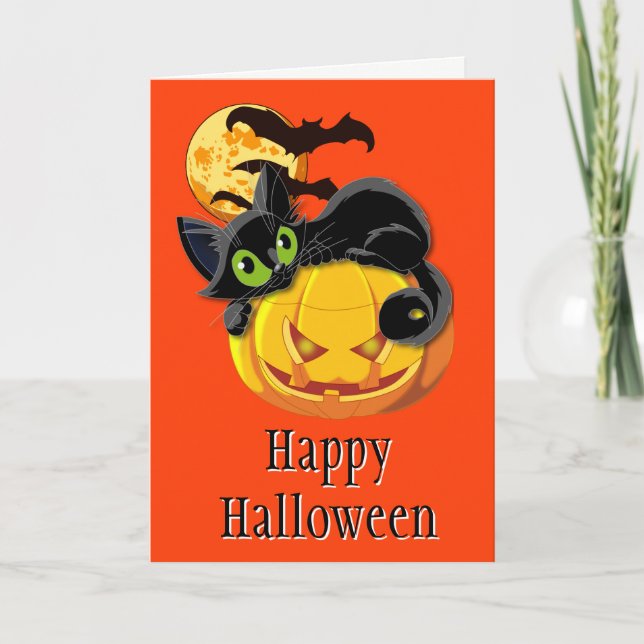 Tarjeta de Halloween (Anverso)