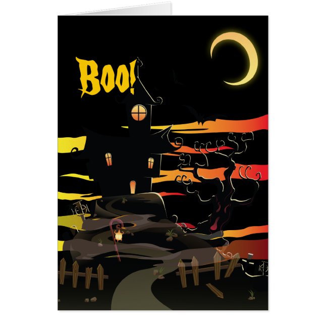 Tarjeta de Halloween (Frente)