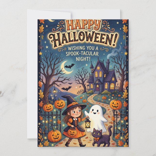 Tarjeta de Halloween (Anverso)