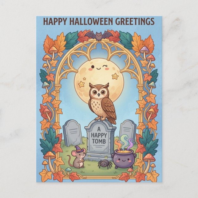 Tarjeta de Halloween (Anverso)