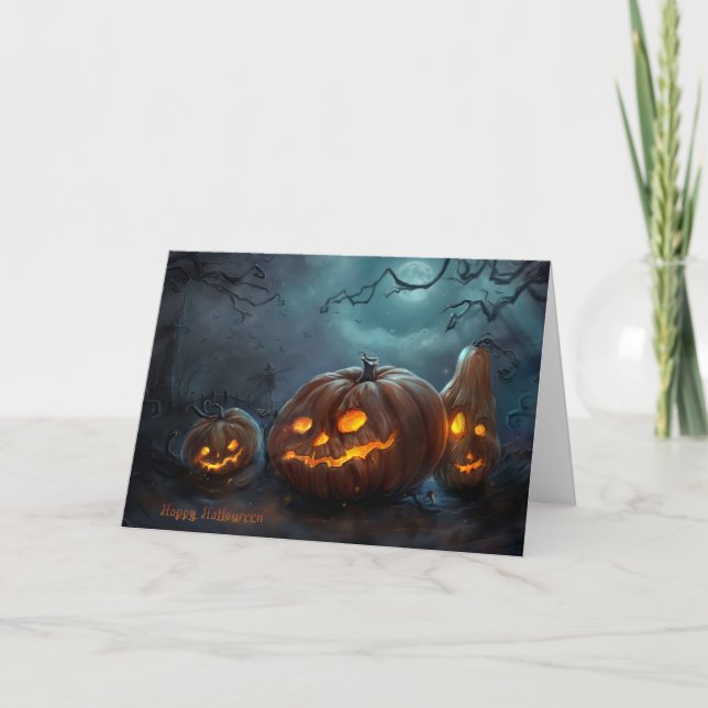 Tarjeta de Halloween (Anverso)