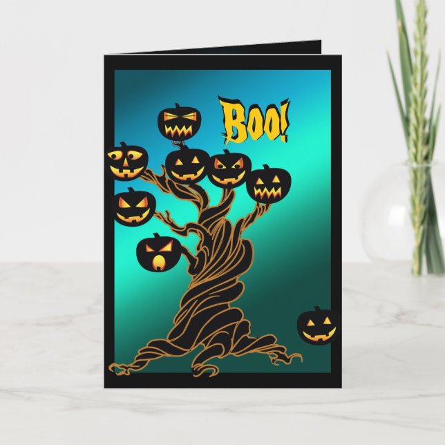Tarjeta de Halloween (Anverso)