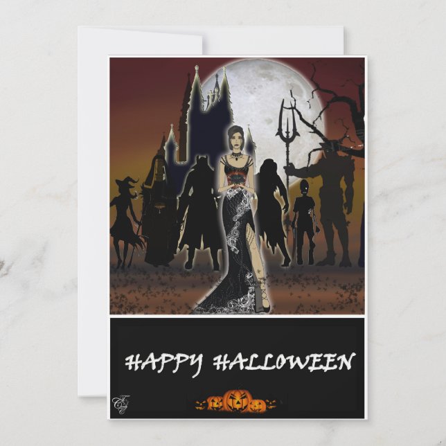 Tarjeta de Halloween (Anverso)
