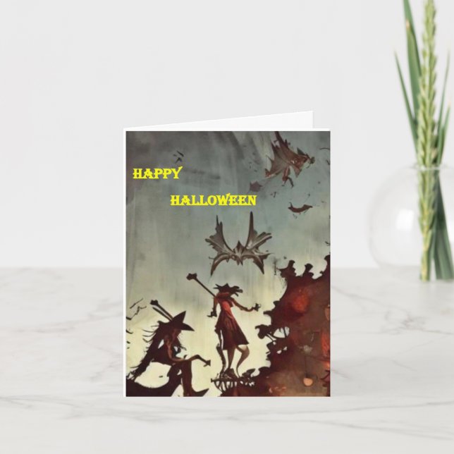 Tarjeta de Halloween 1 (Anverso)