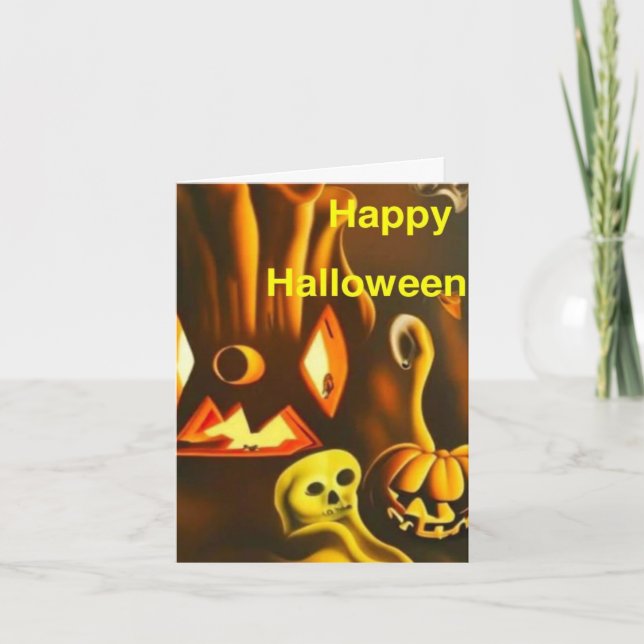 Tarjeta de Halloween 11 (Anverso)