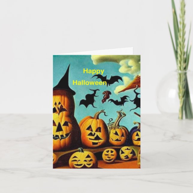 Tarjeta de Halloween 13 (Anverso)