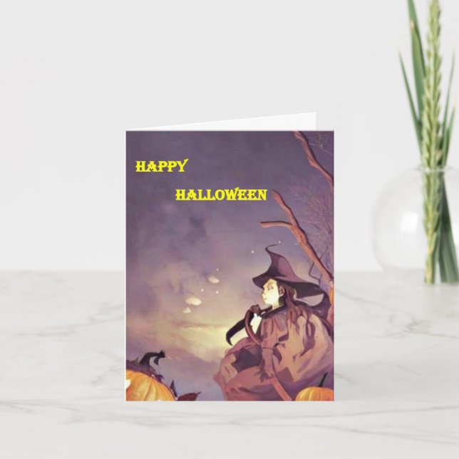 Tarjeta de Halloween 16 (Anverso)