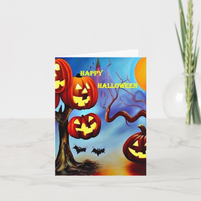 Tarjeta de Halloween 3 (Anverso)