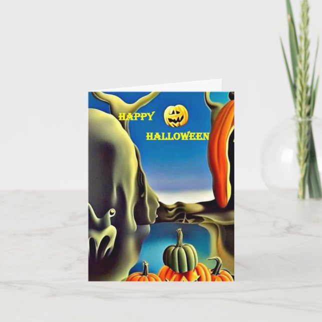 Tarjeta de Halloween 5 (Anverso)