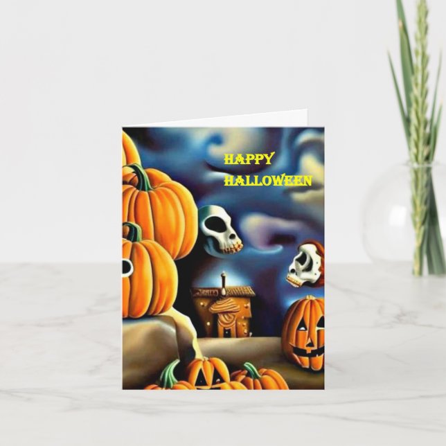 Tarjeta de Halloween 8 (Anverso)