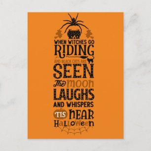 Tarjeta de Halloween Atroz