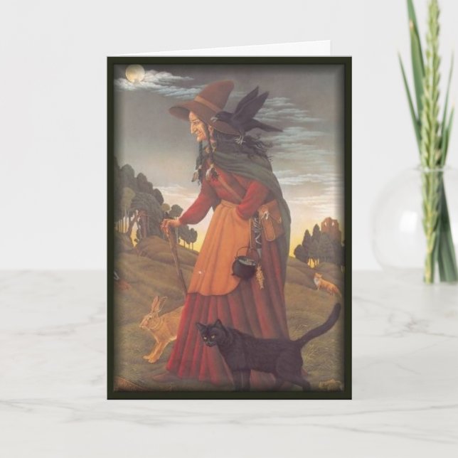 Tarjeta de Halloween Best Wytches (Anverso)
