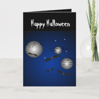 Tarjeta de Halloween Boo Hoo Diviértete con Murcié