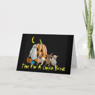 Tarjeta de Halloween Chihuahua