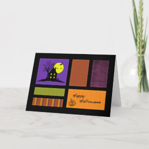 Tarjeta de Halloween con estilo de aplicación