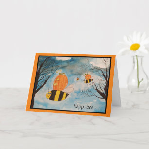 Tarjeta de Halloween de calabazas Jack O Lantern n