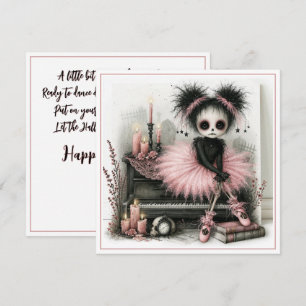 Tarjeta de Halloween de Goth Pastel Adorable