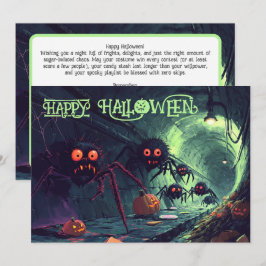 Tarjeta de Halloween de sorpresa de Spooky Sewer