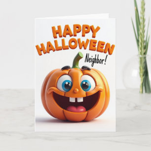 Tarjeta de Halloween de Vecino Alegre