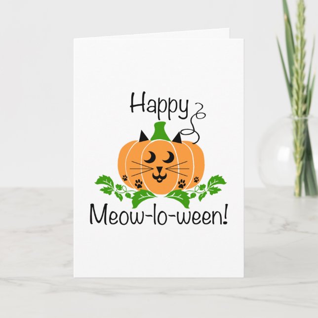 Tarjeta de Halloween - En blanco (Anverso)