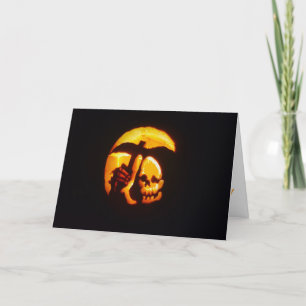 Tarjeta de Hallowe'en "Grim Reaper"