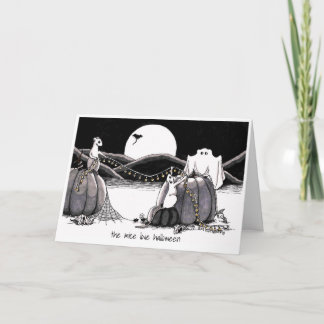 Tarjeta de Halloween: La Halloween del amor a los