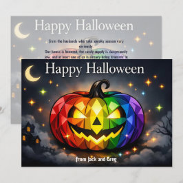 Tarjeta de Halloween LGBT 🎃🌈