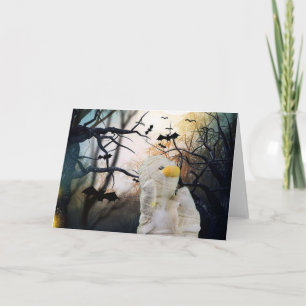 Tarjeta de Halloween Momia