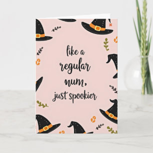 Tarjeta de Halloween para Mamá Espeluznante