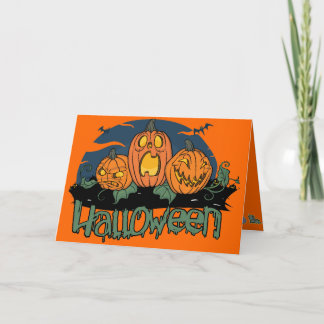 Tarjeta de Halloween para niños