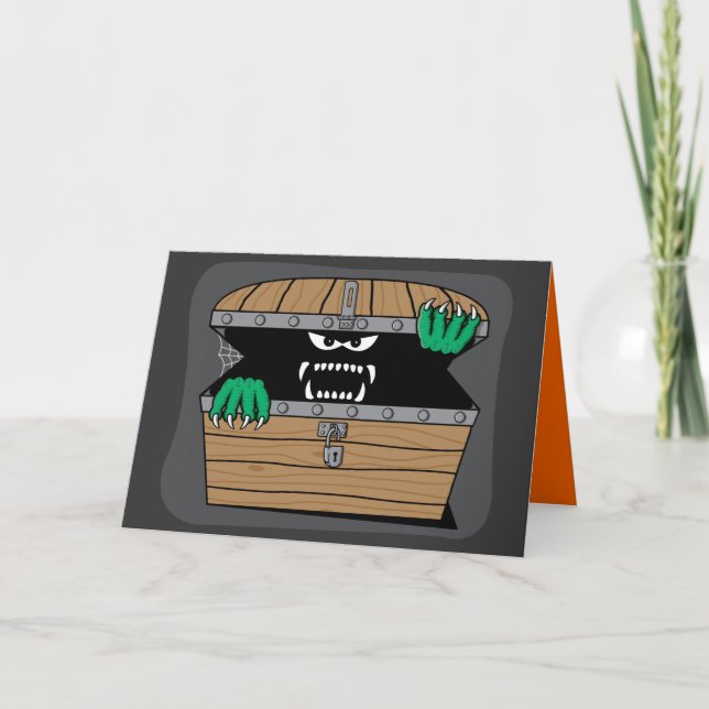 Tarjeta de Halloween para niños (Anverso)