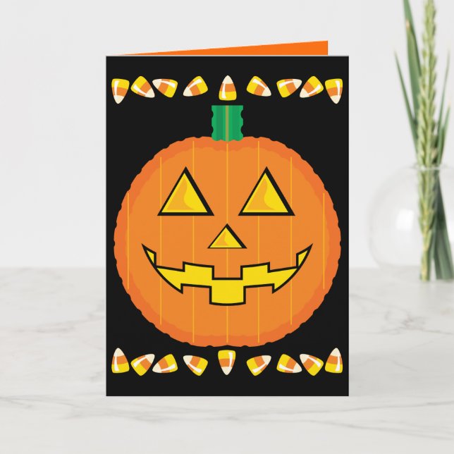Tarjeta de Halloween para niños (Anverso)