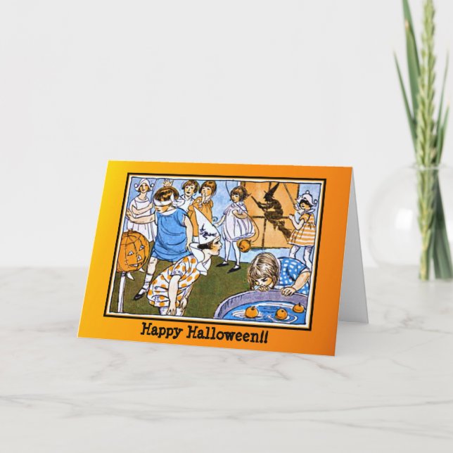 Tarjeta de Halloween para niños Fiestas (Anverso)